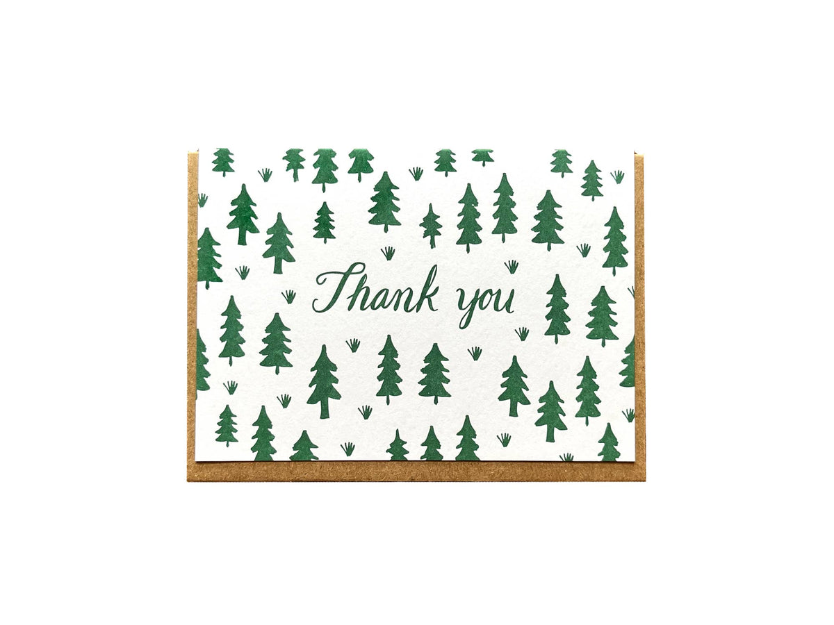 Pines Thank You Card