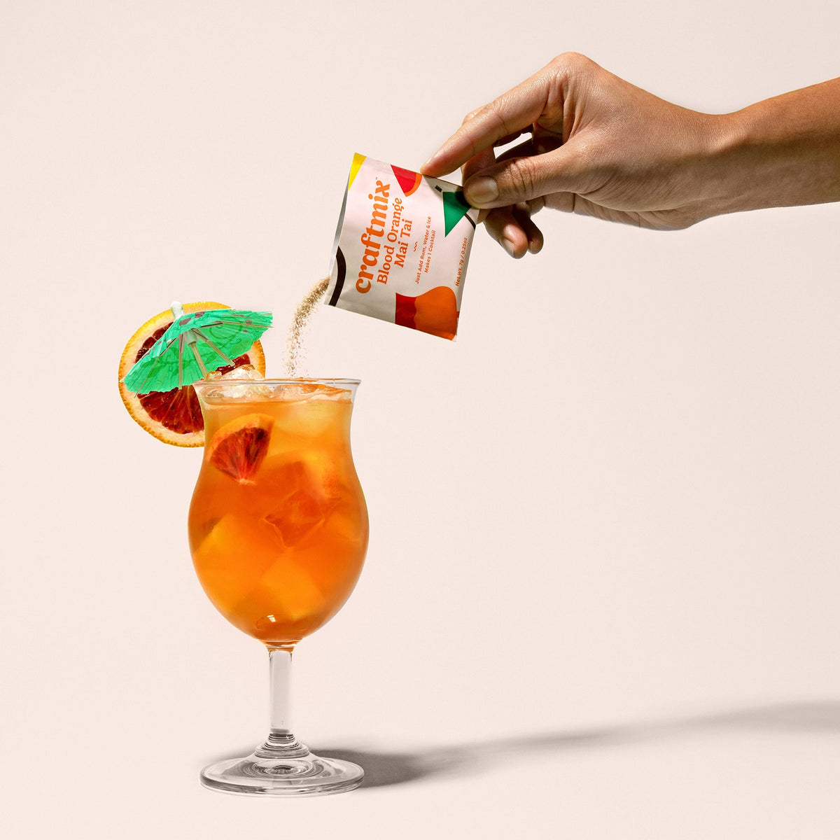 Blood Orange Mai Tai Cocktail/Mocktail Mixer