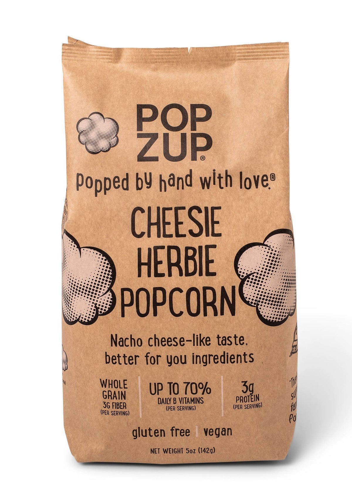 Cheesie Herbie Popcorn Bags