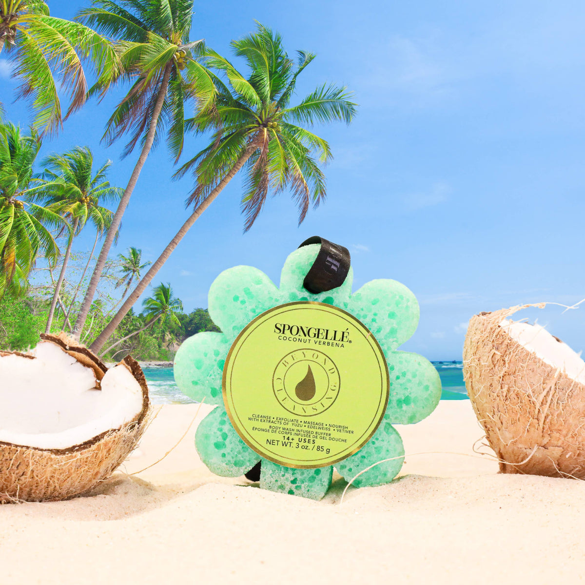 Coconut Verbena Wild Flower | Soap Sponge | Soap Buffer
