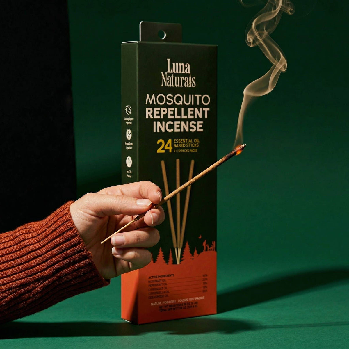 Mosquito Repellent Incense — Outdoor & Camping