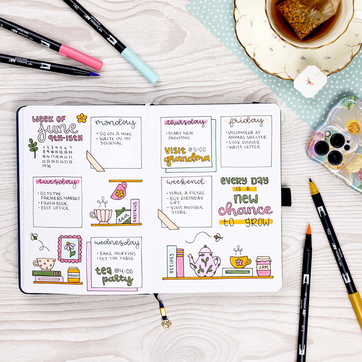 Dual Brush Pen Art Markers – Teatime