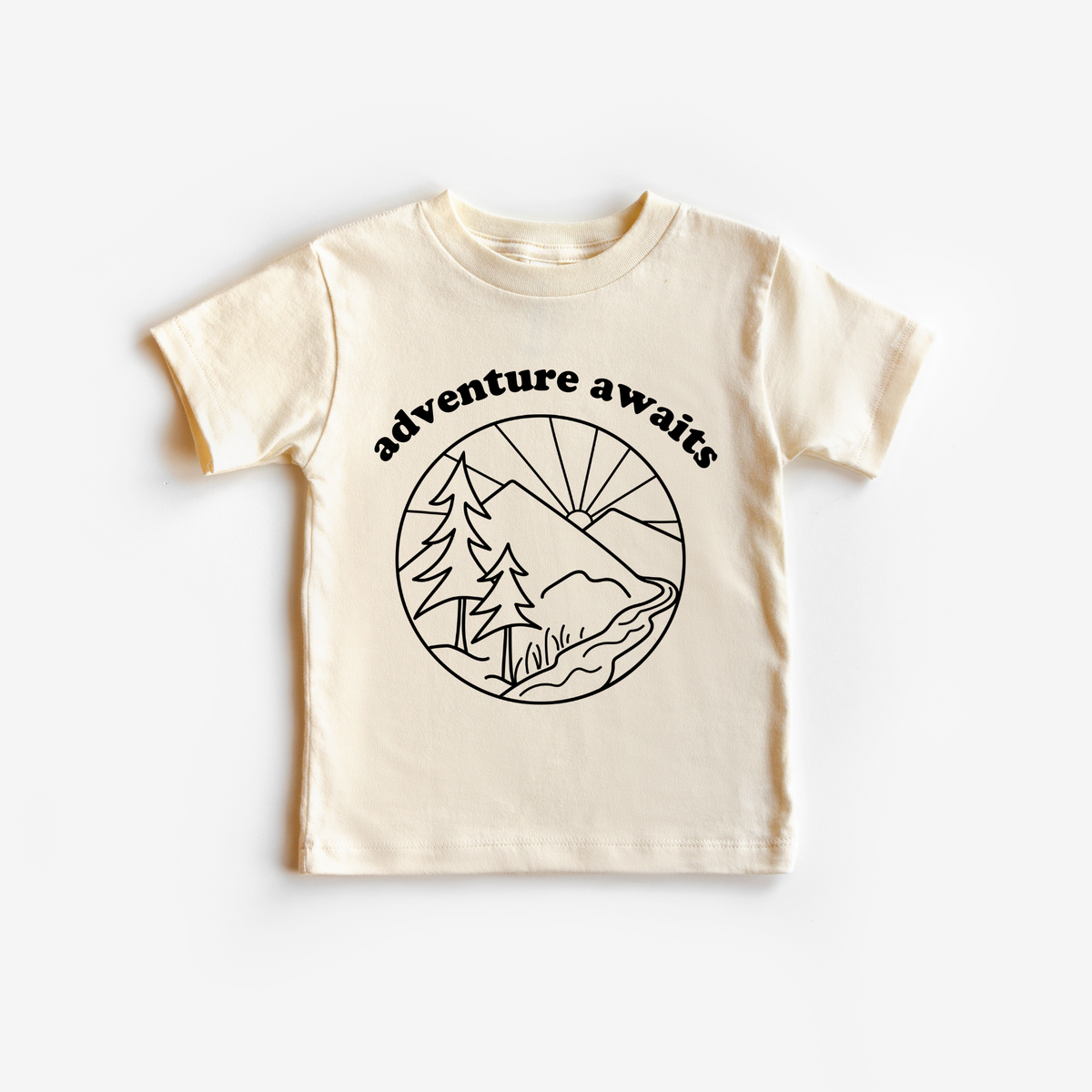 Adventure Awaits Toddler and Youth Camping Hiking Shirt