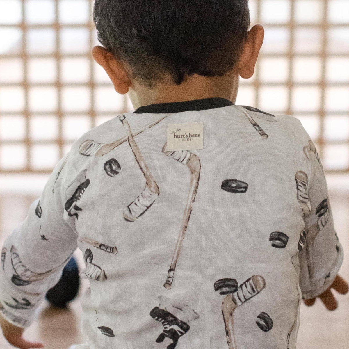 Hockey Season Organic Cotton Two-Piece Pajamas