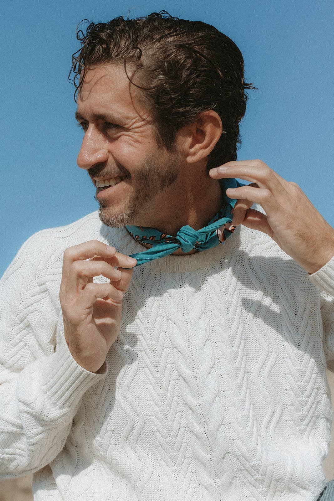 "Volcano And Sea" Bandana