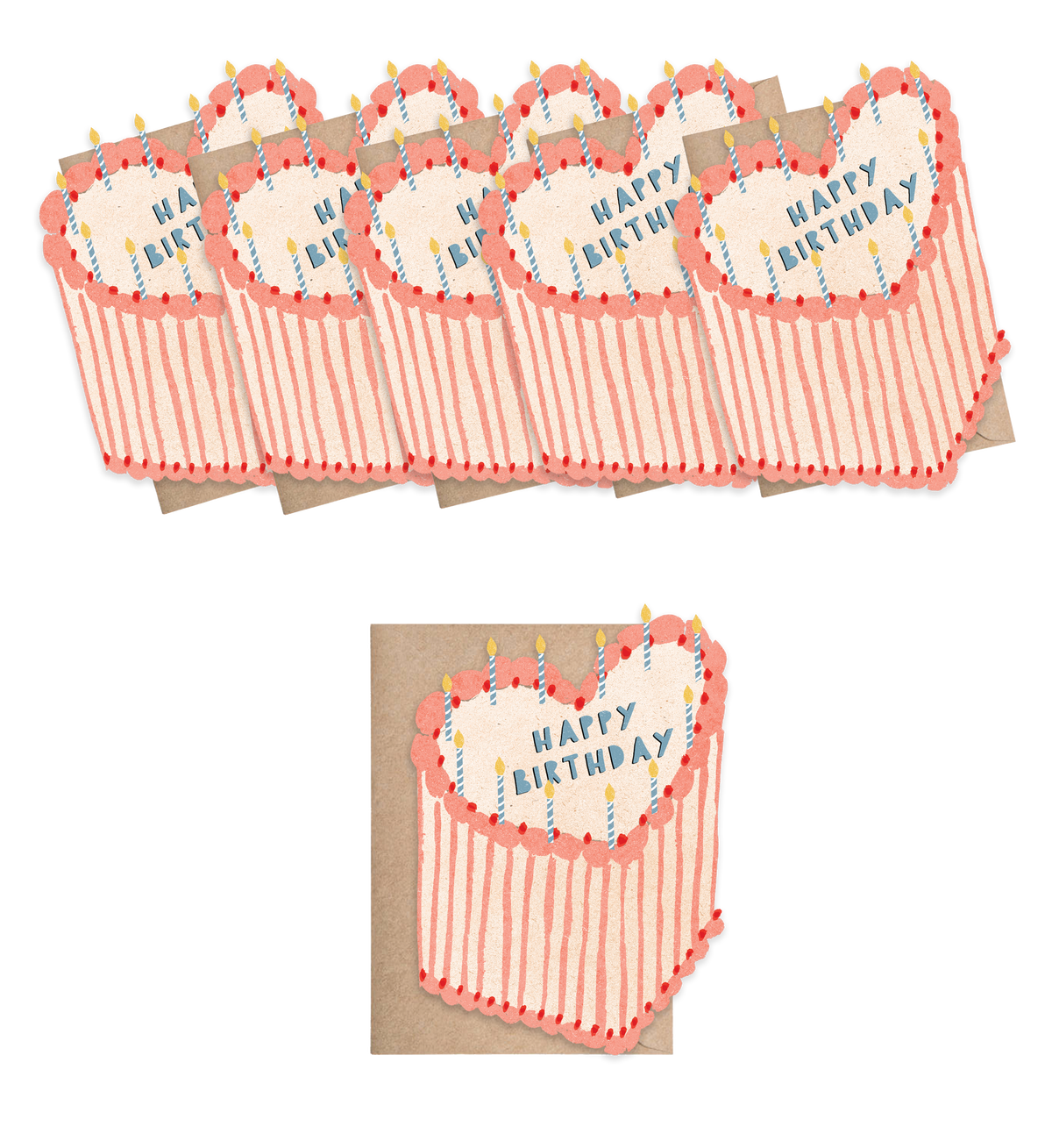 Heart Cake Mini Cards