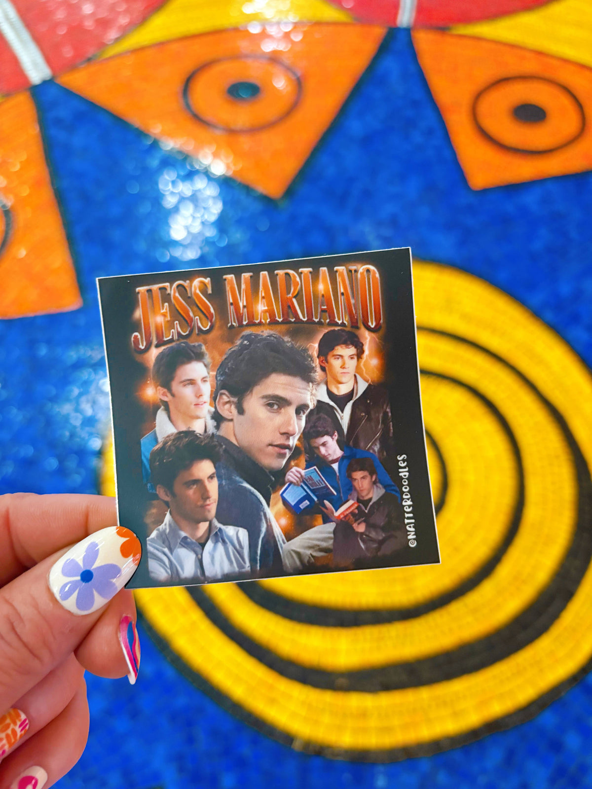 Jess Mariano Gilmore Girls Sticker – Collage Vinyl