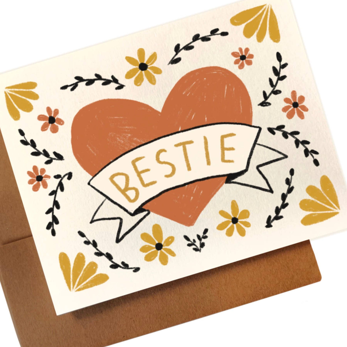 Bestie Just Because Greeting Card