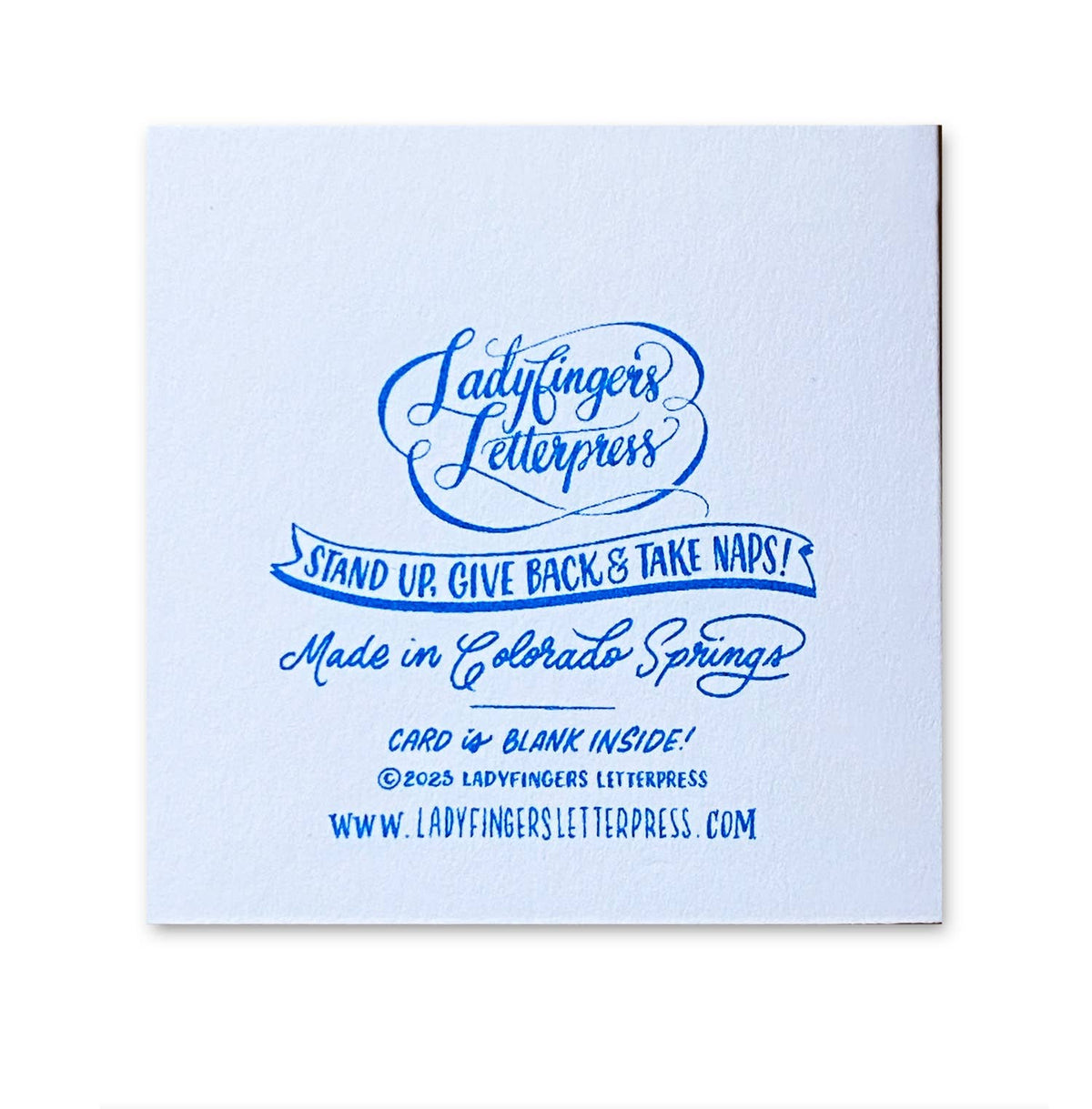 Vintage Camping Risograph Tiny Card