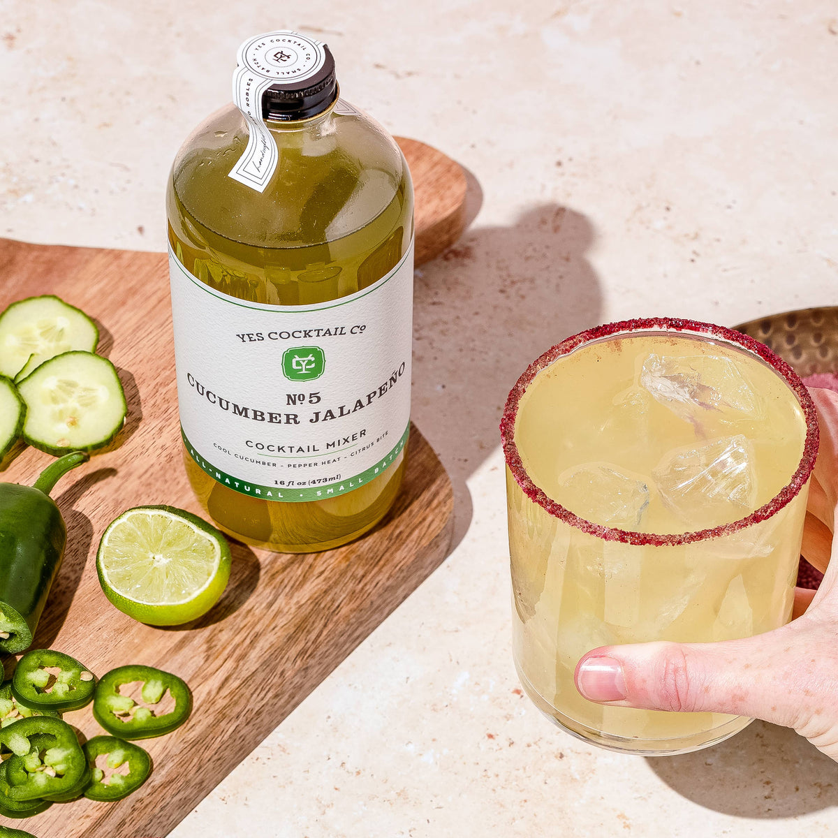 Cucumber Jalapeno Cocktail Mixer