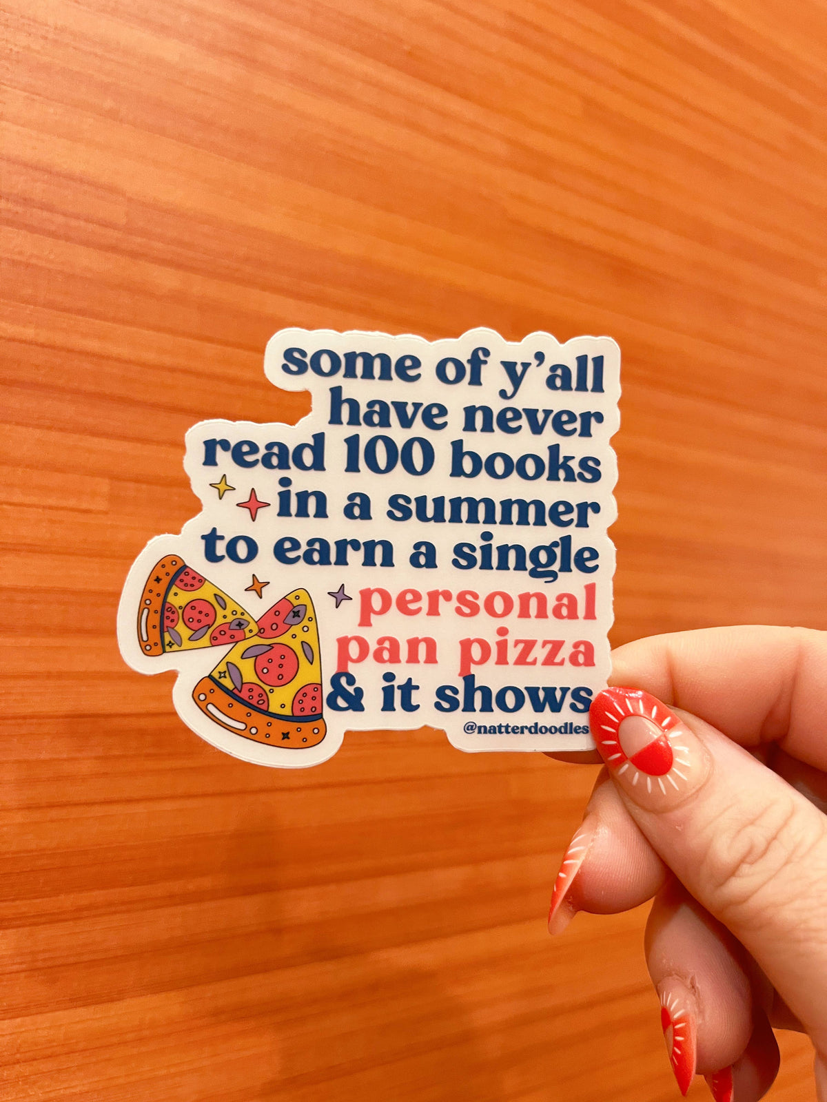 Personal Pan Pizza Viral Sticker