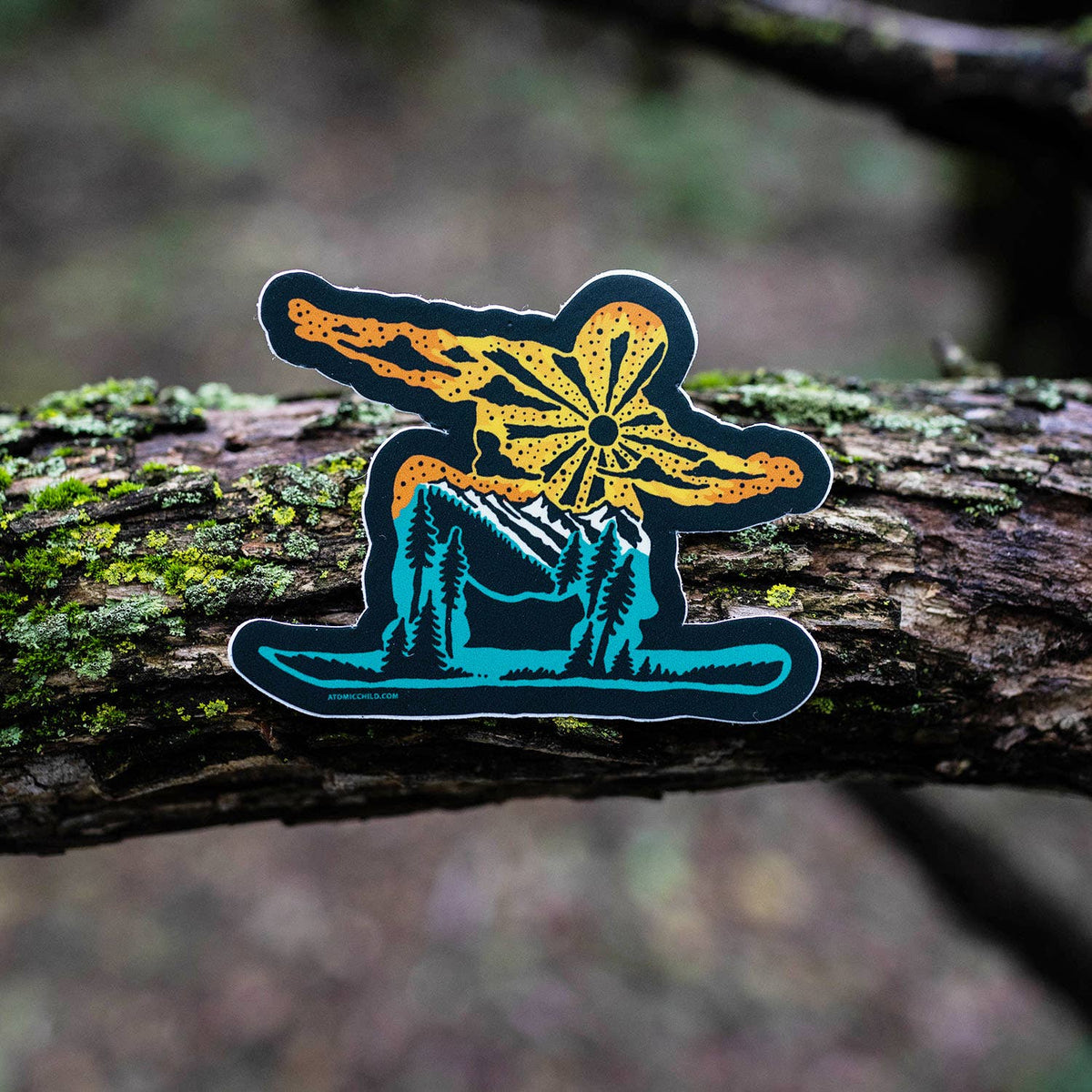 Snowboarder Sticker