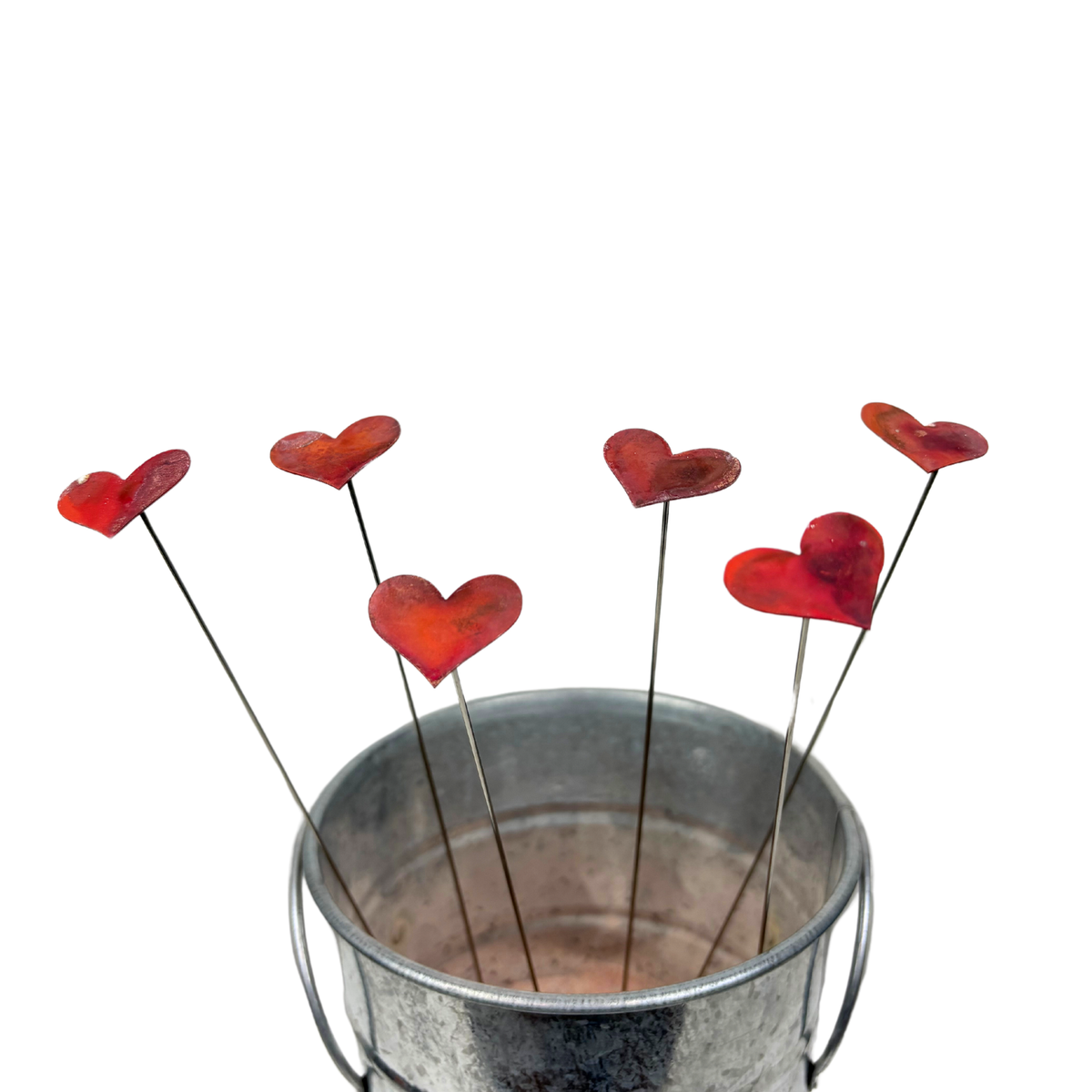 Small Copper Hearts - Bare