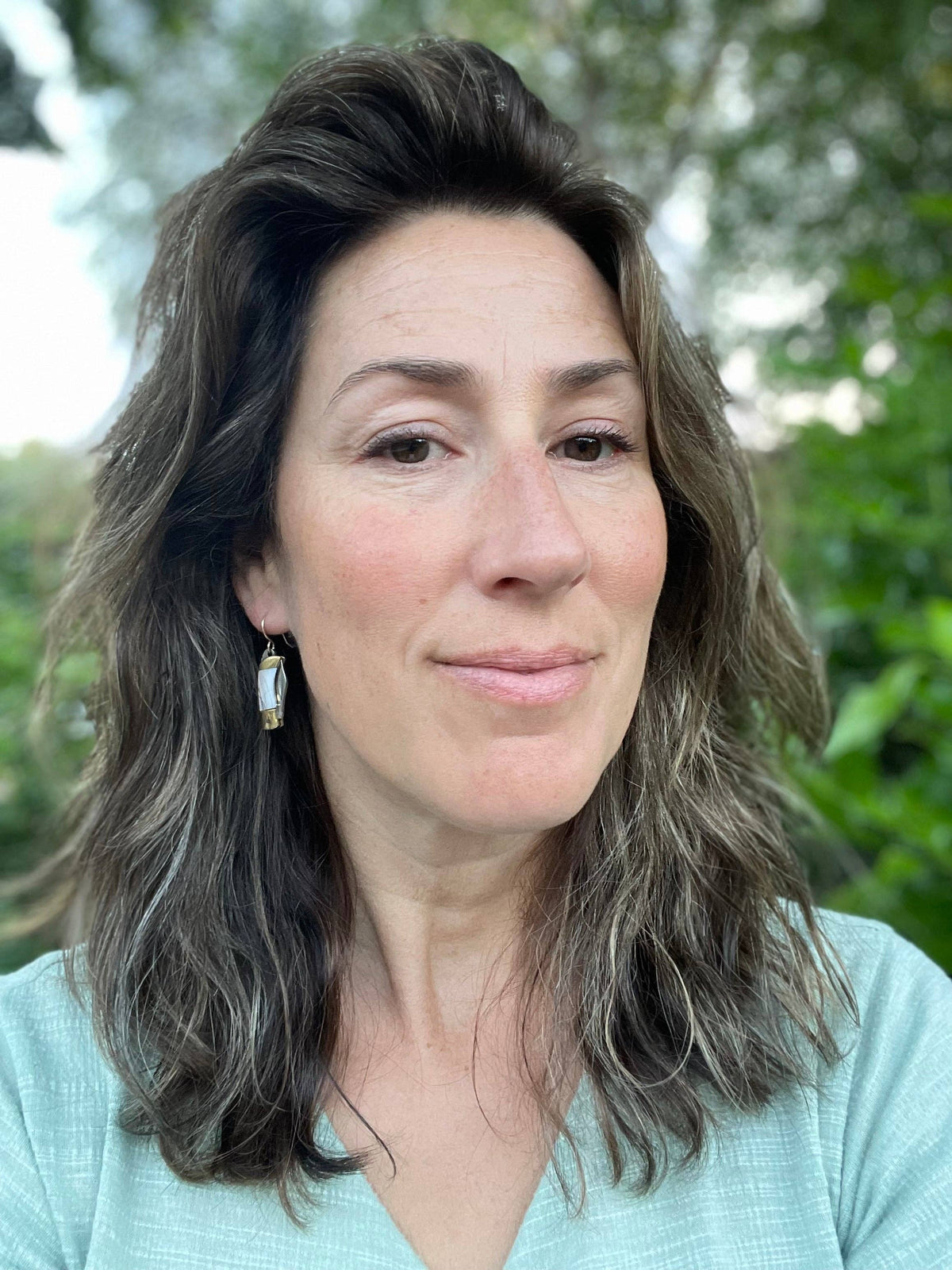 The Billie Earrings (Mother of Pearl)