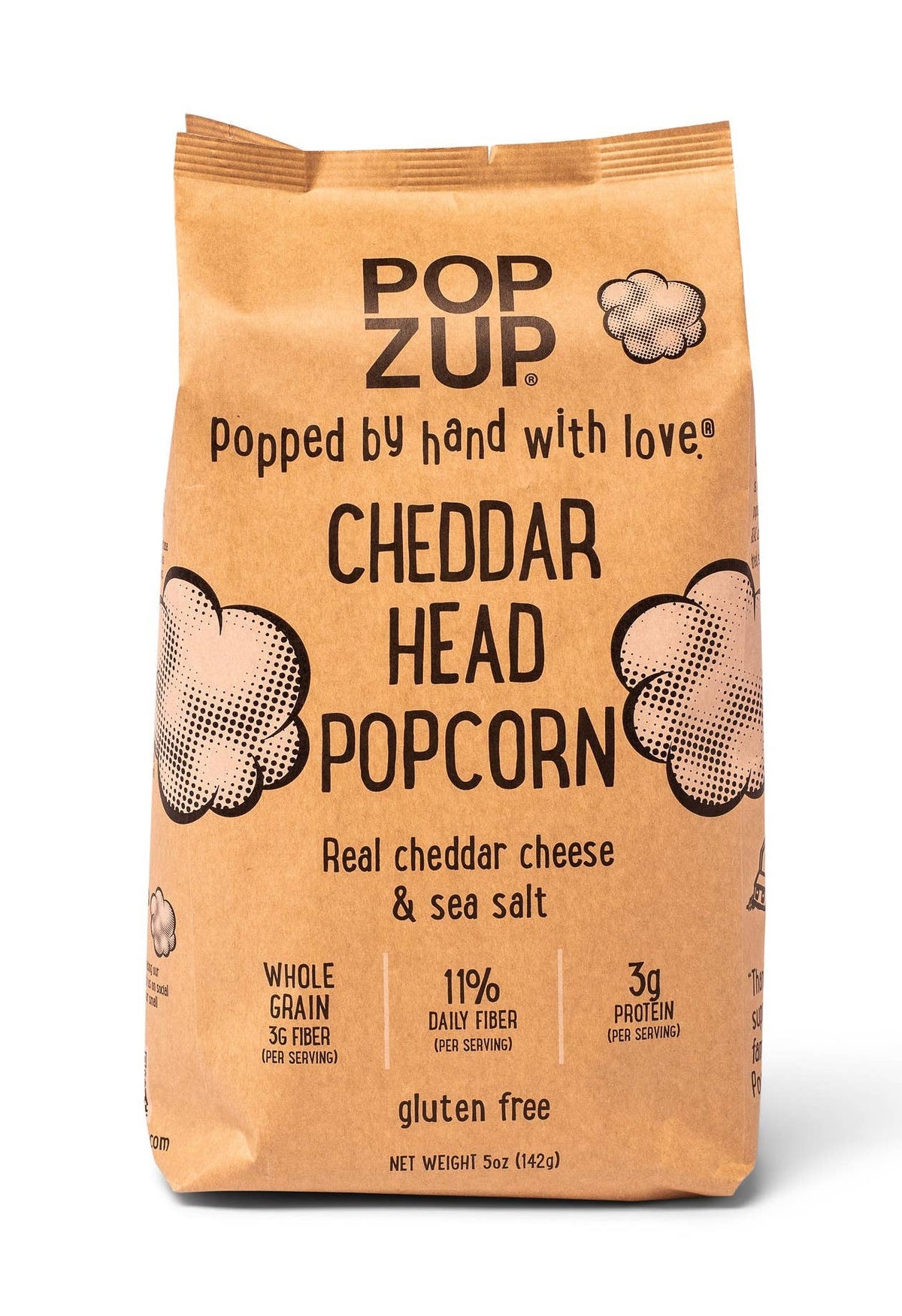 Cheddar Head Popcorn Bags