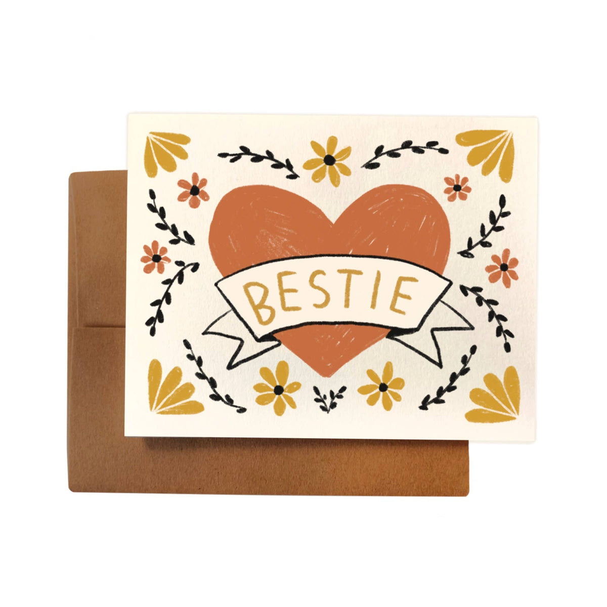 Bestie Just Because Greeting Card