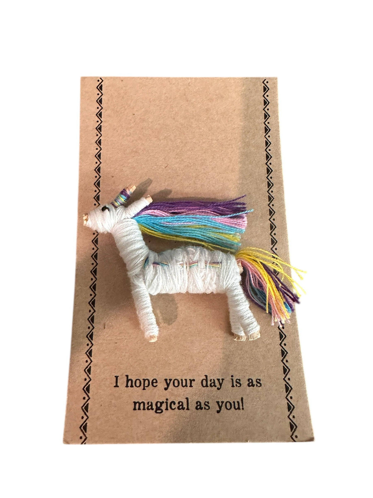 Worry Doll - Unicorn Ornament