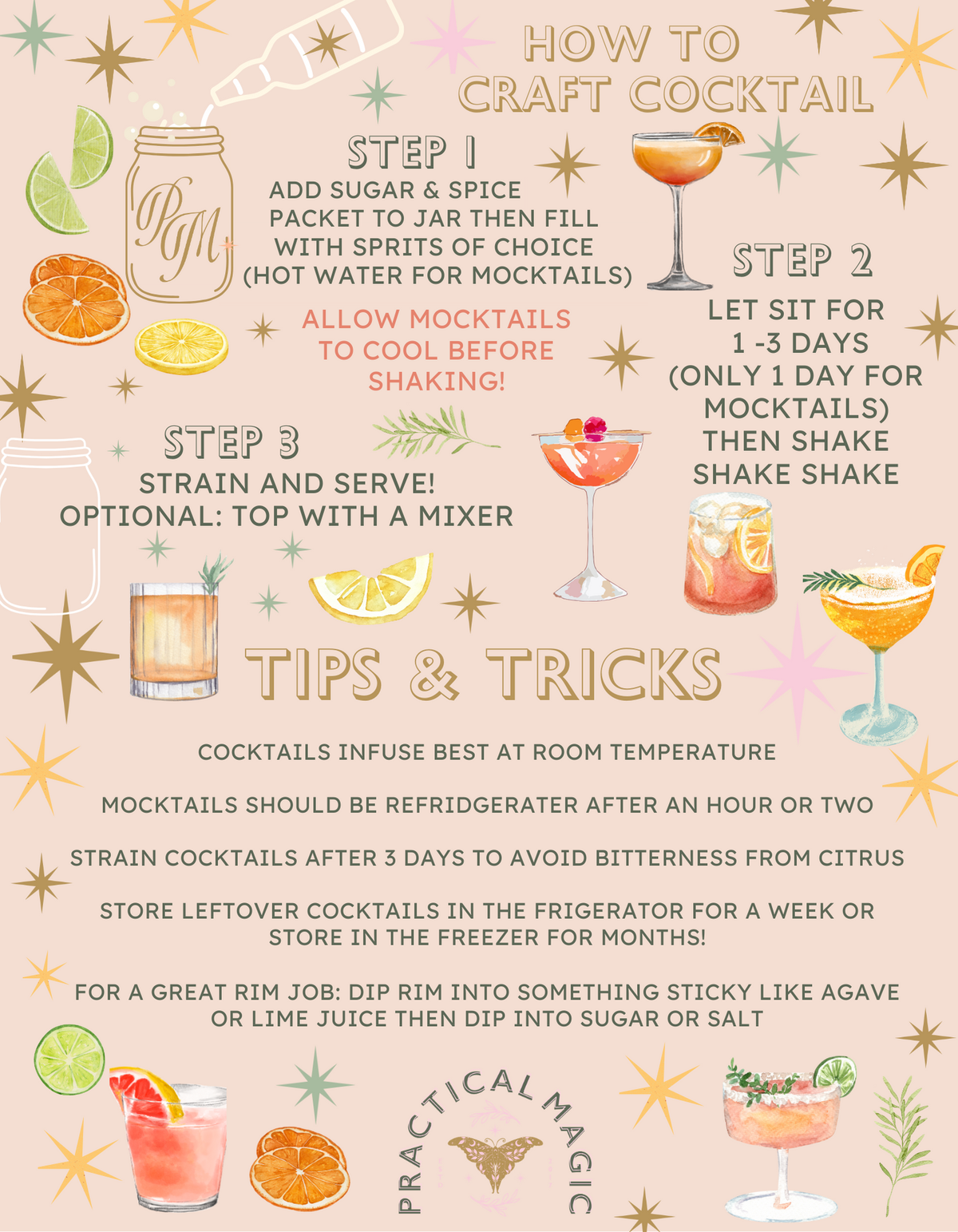 Spicy Margarita Hibiscus Craft Cocktail Infusion Kit