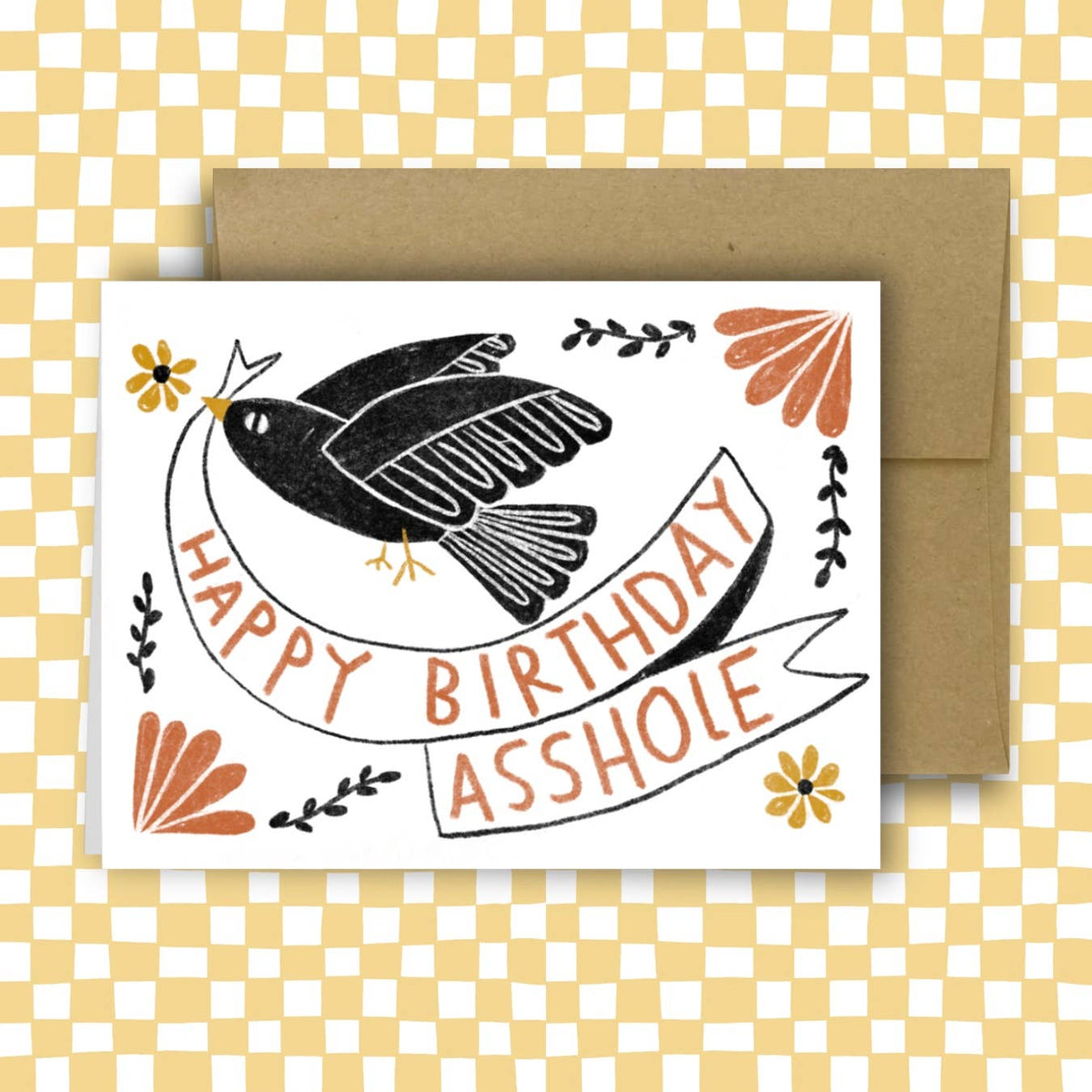 HAPPY BIRTHDAY ASSHOLE Birthday Card