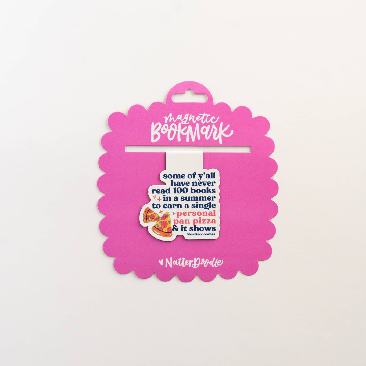 Book It Personal Pan Pizza Magnetic Bookmark