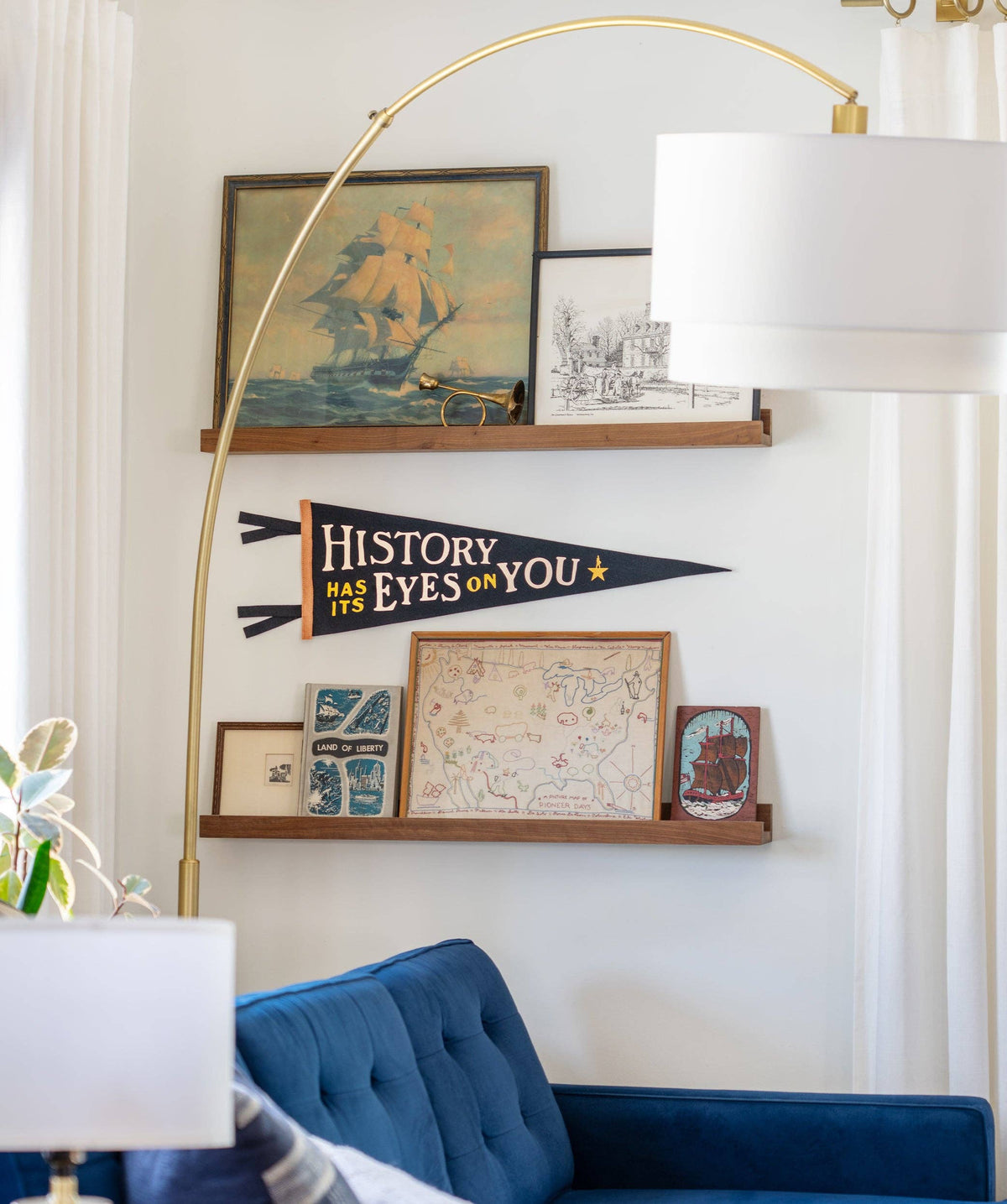 History Has Its Eyes On You Pennant • Hamilton x Oxford Pennant