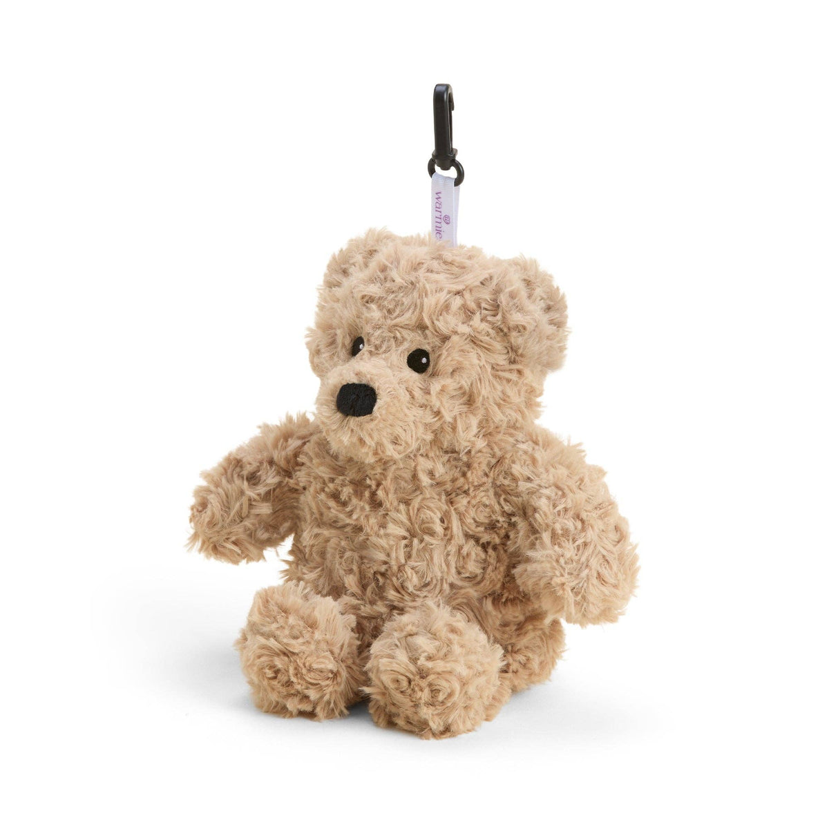 Brown Curly Bear Bag Charm