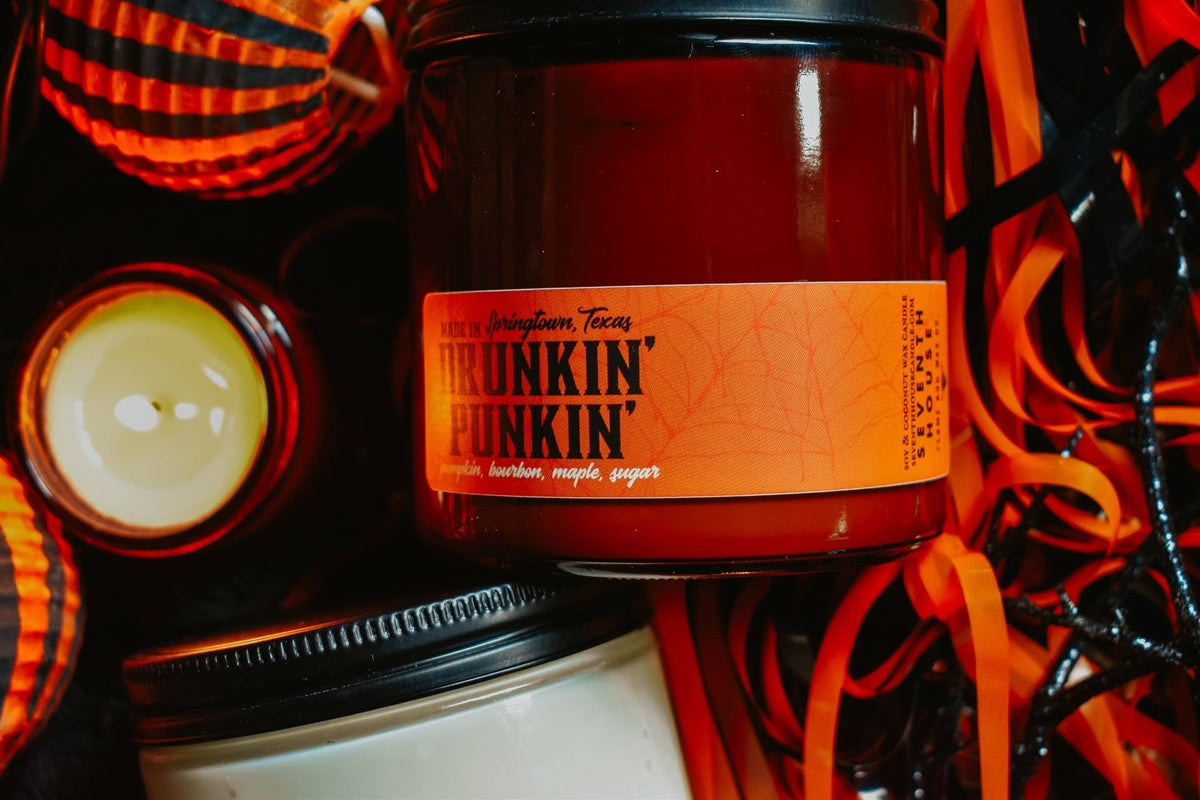 Drunkin&#39; Punkin&#39; Candle (Pumpkin, Bourbon)