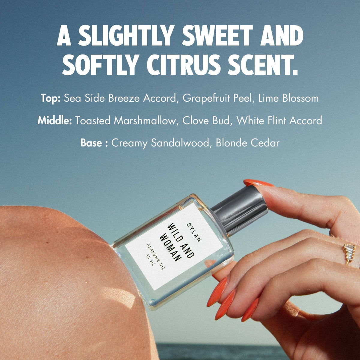 Dylan Perfume Oil - The Nomad - Women's Citrus Scent