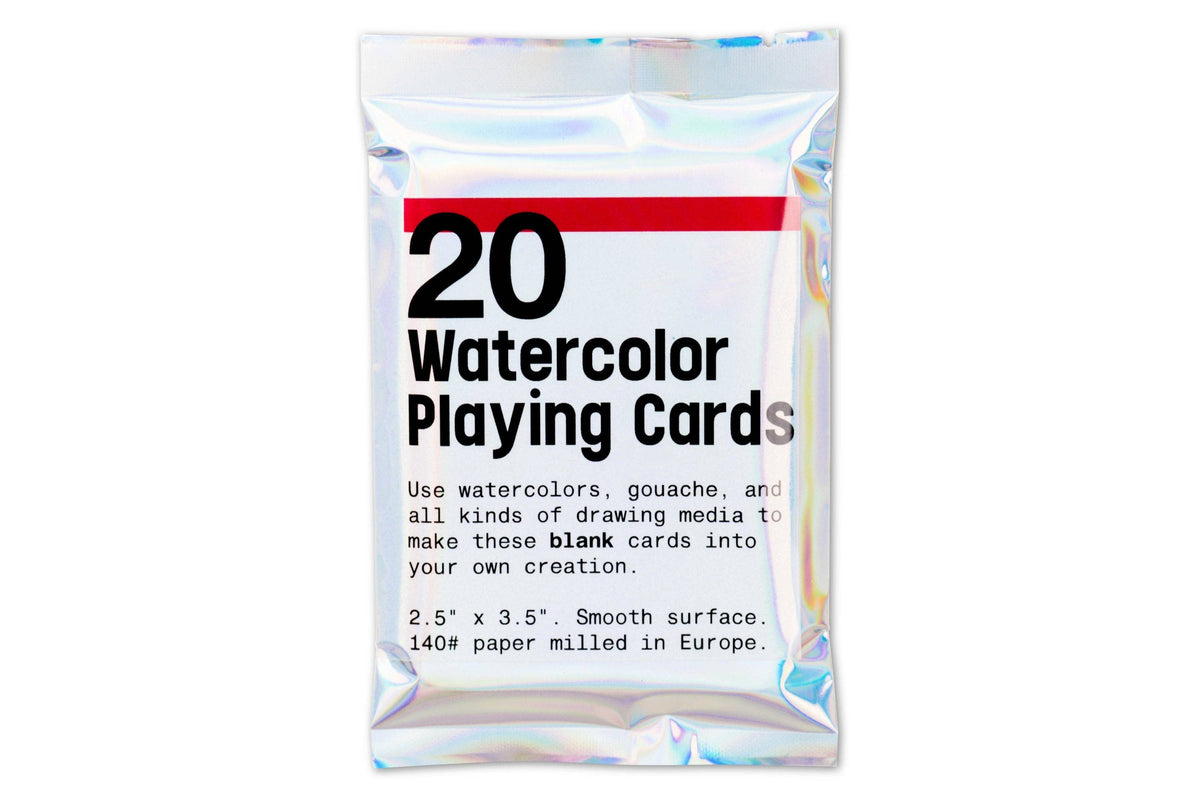 Watercolor Playing Cards - Pack of 20