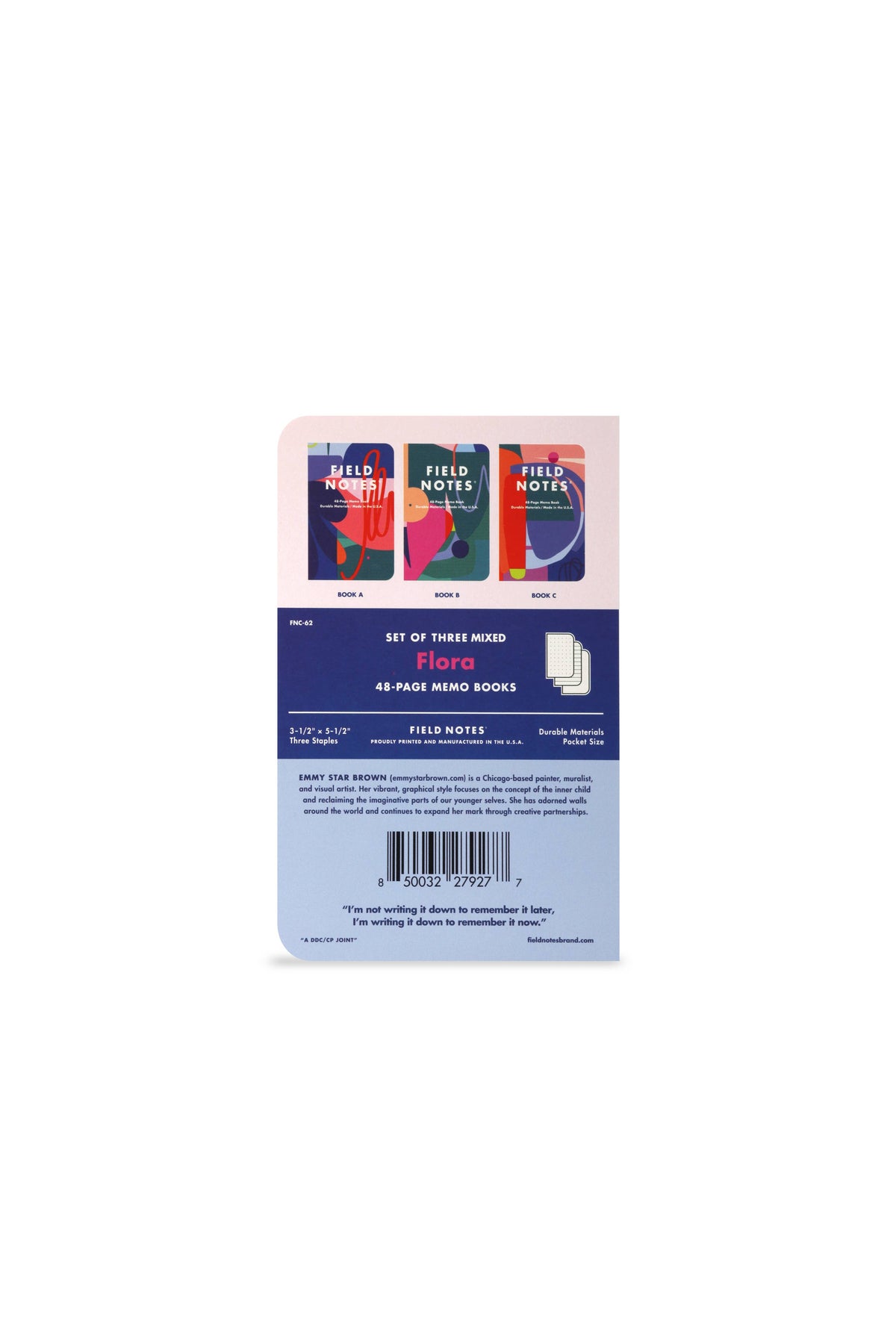 Flora 3-Pack Notebooks