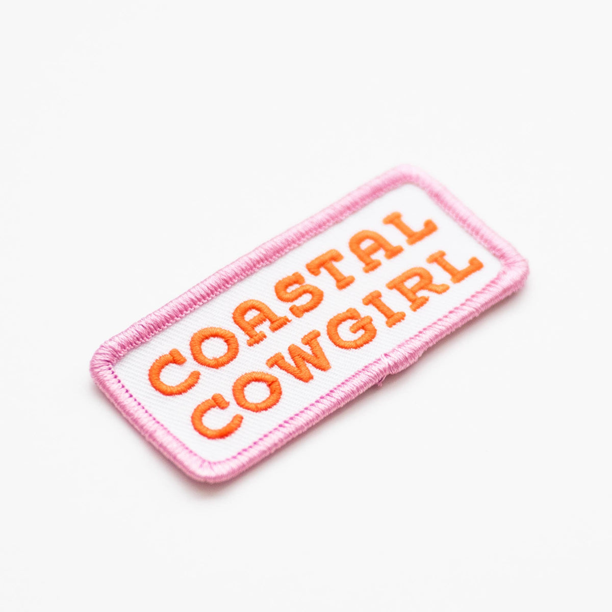 Coastal Cowgirl Embroidered Iron on Patch
