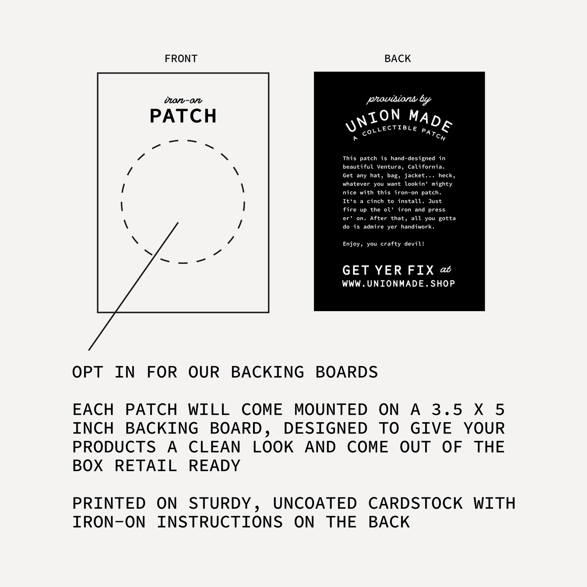 Fishing Beats Working - Iron on Patch