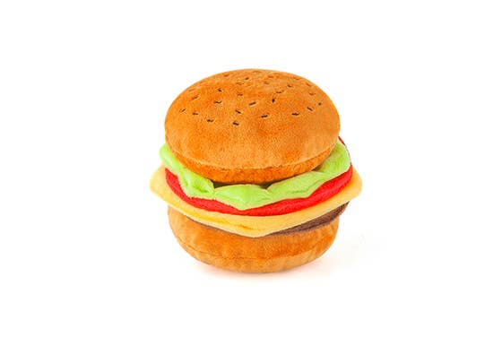 American Classic Burger Dog Toy