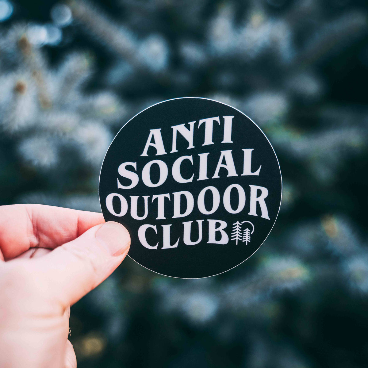 Anti Social Outdoor Club Sticker
