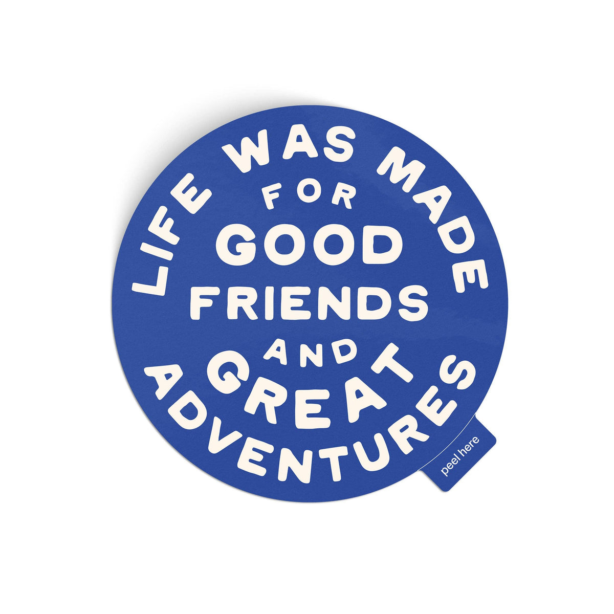 Great Adventures Sticker | Vinyl Sticker | Blue