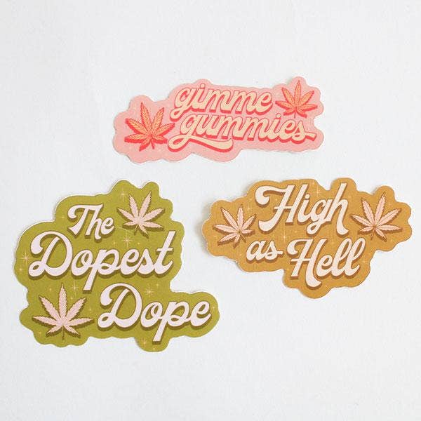 High As Hell Sticker