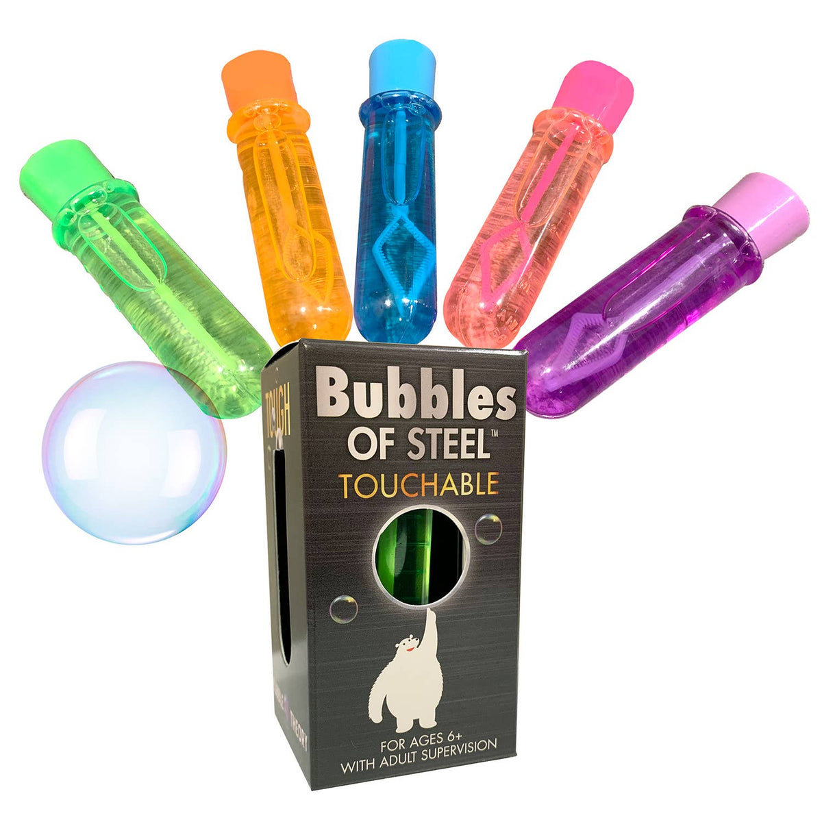 Bubbles of Steel: Touchable Bubbles