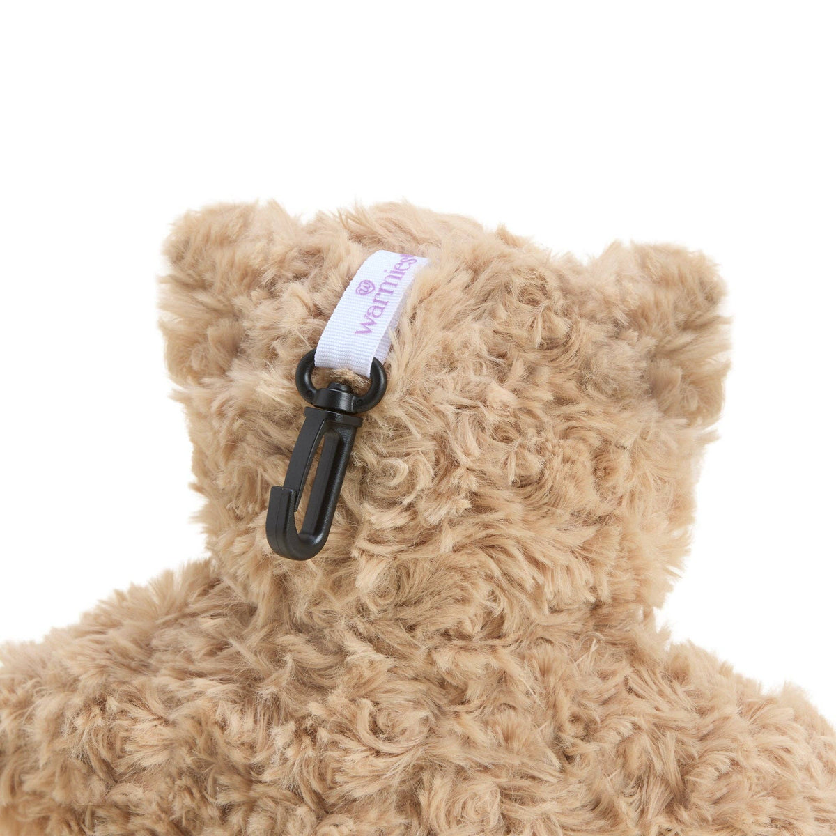 Brown Curly Bear Bag Charm