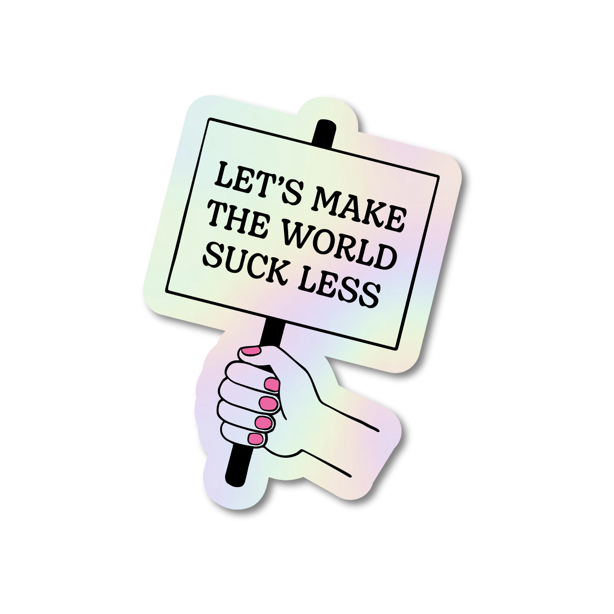 The World Sucks Sticker