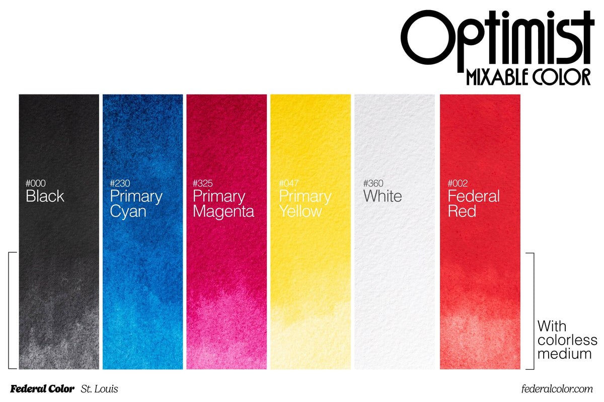 Optimist Pigment Ink, #002 Federal Red