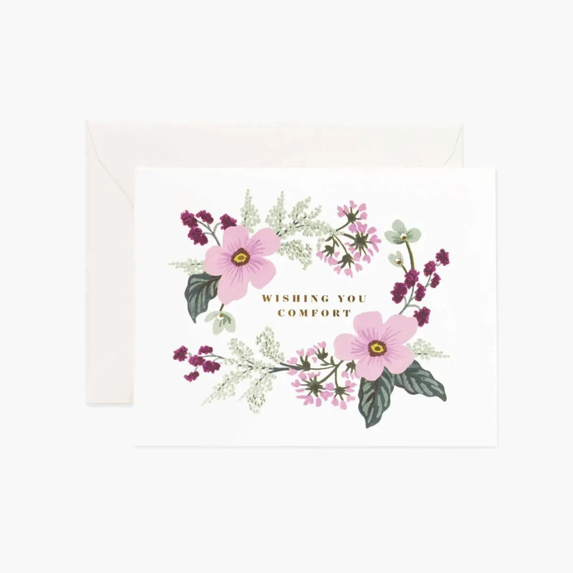 Wishing You Comfort Bouquet Greeting Card