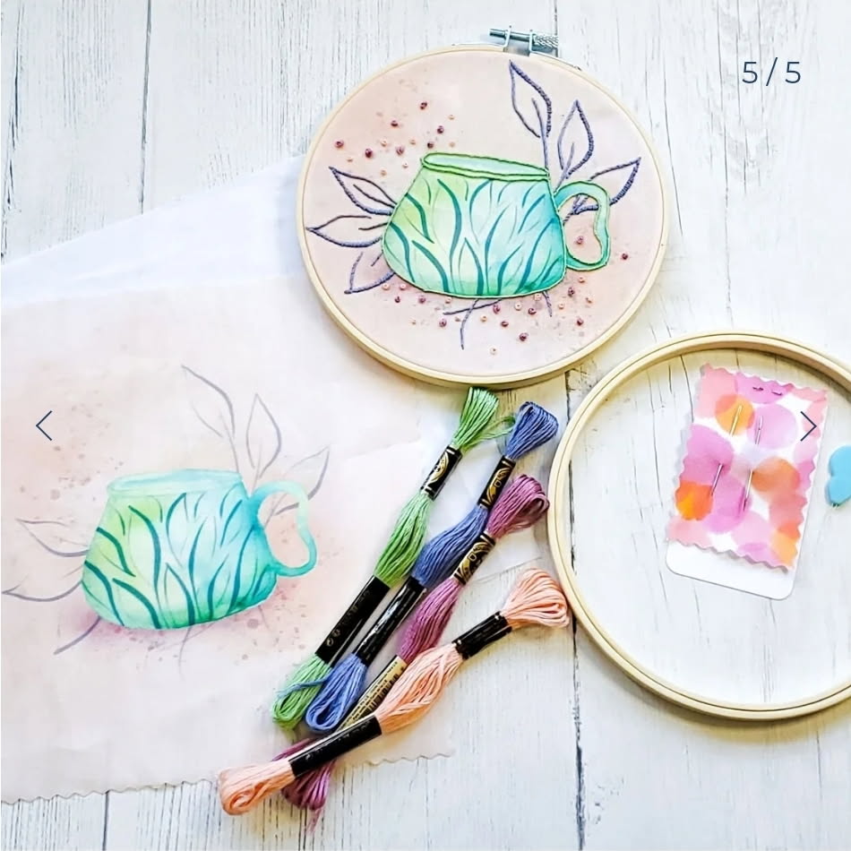 Embroidery Workshop with Garden Girl Studio