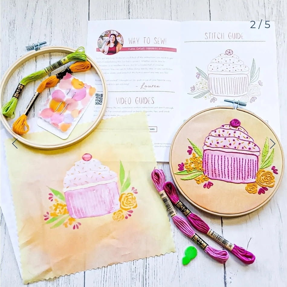 Embroidery Workshop with Garden Girl Studio
