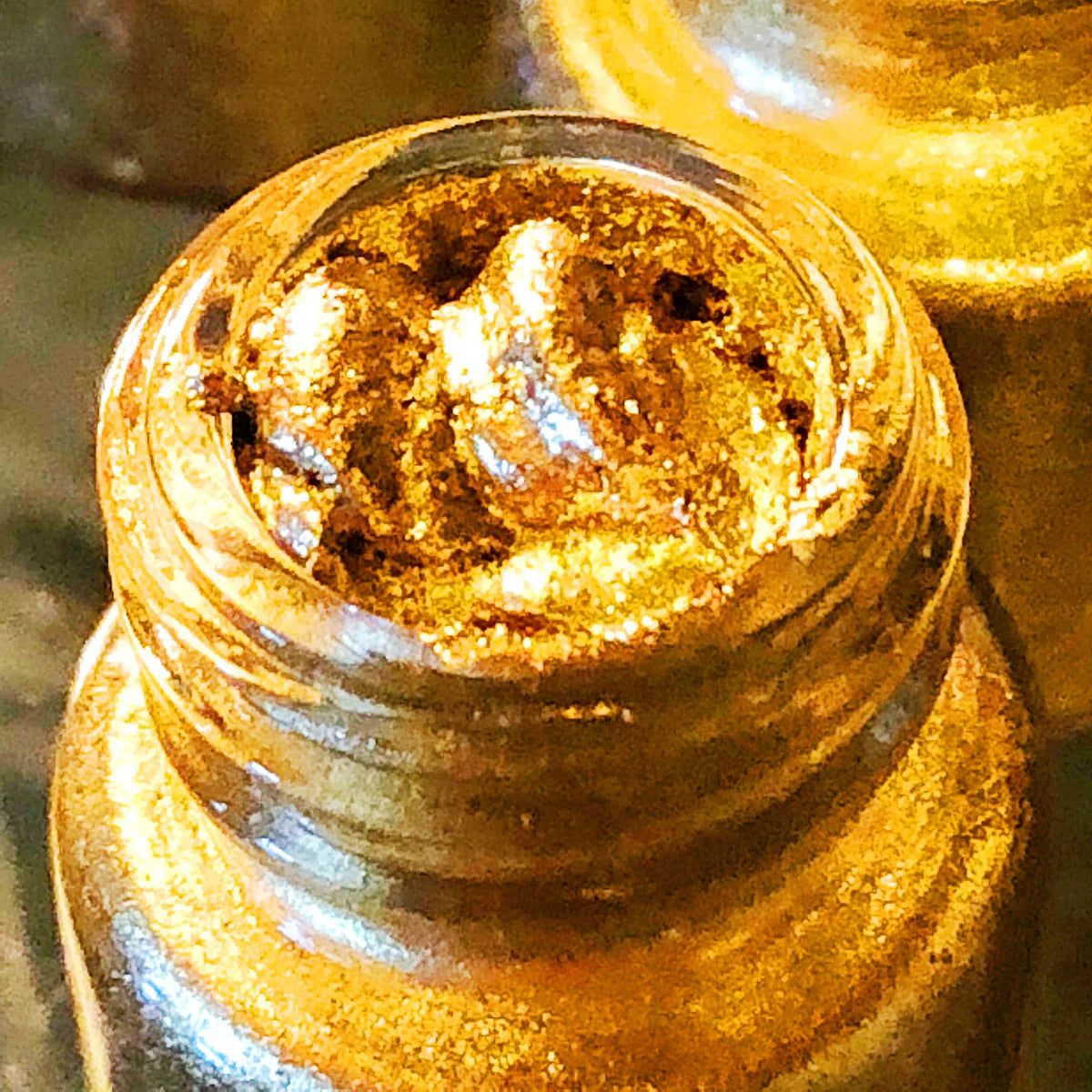 Tiny Glass Jars of Color