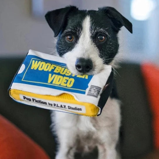 90s Classic Video Tape Dog Toy