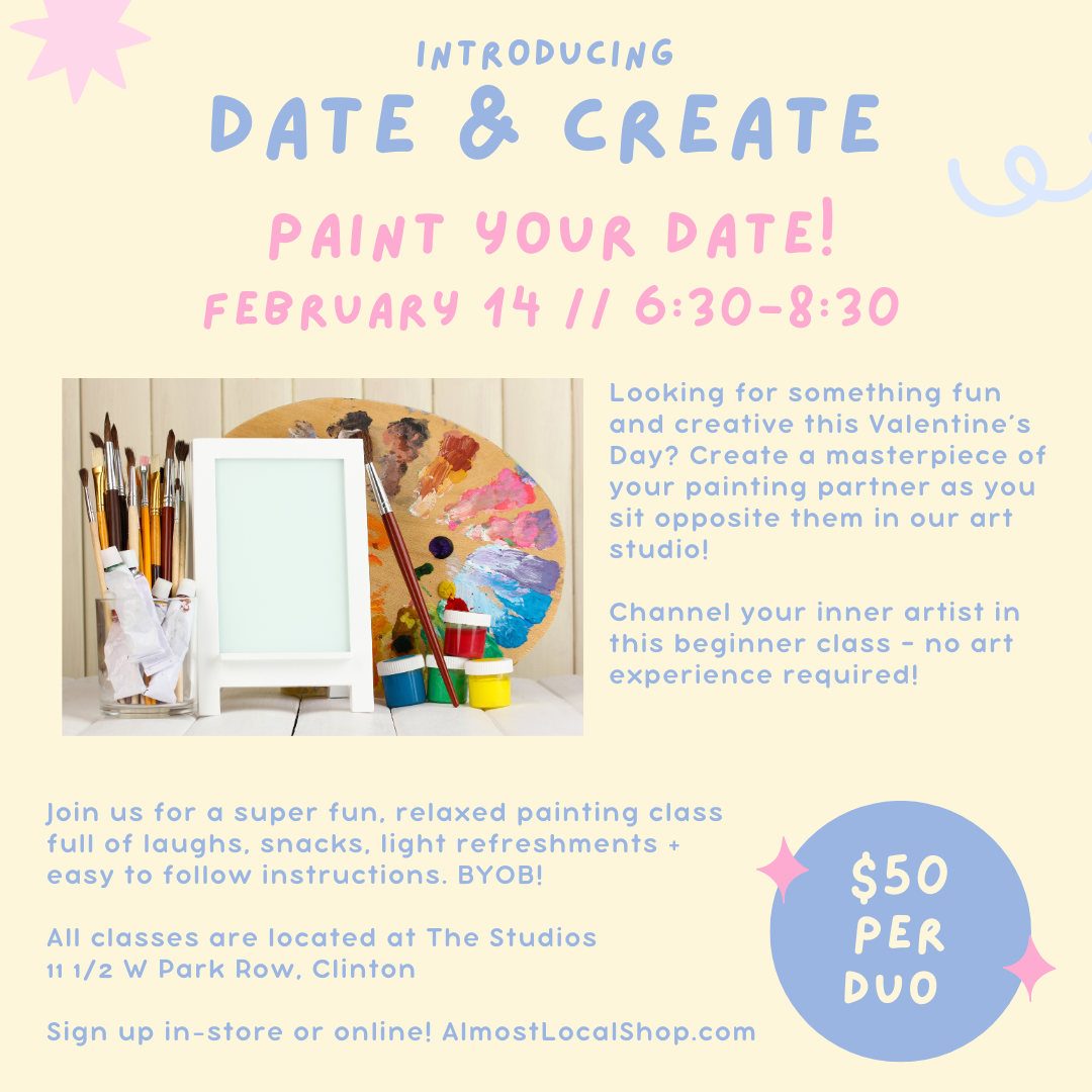 Paint Your Date! Painting Workshop for Partners or Pals