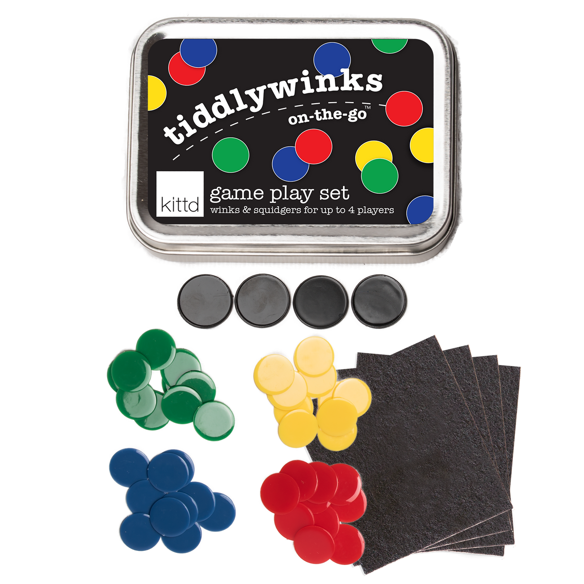Tiddlywinks On-the-Go Kids Travel Game Play Set