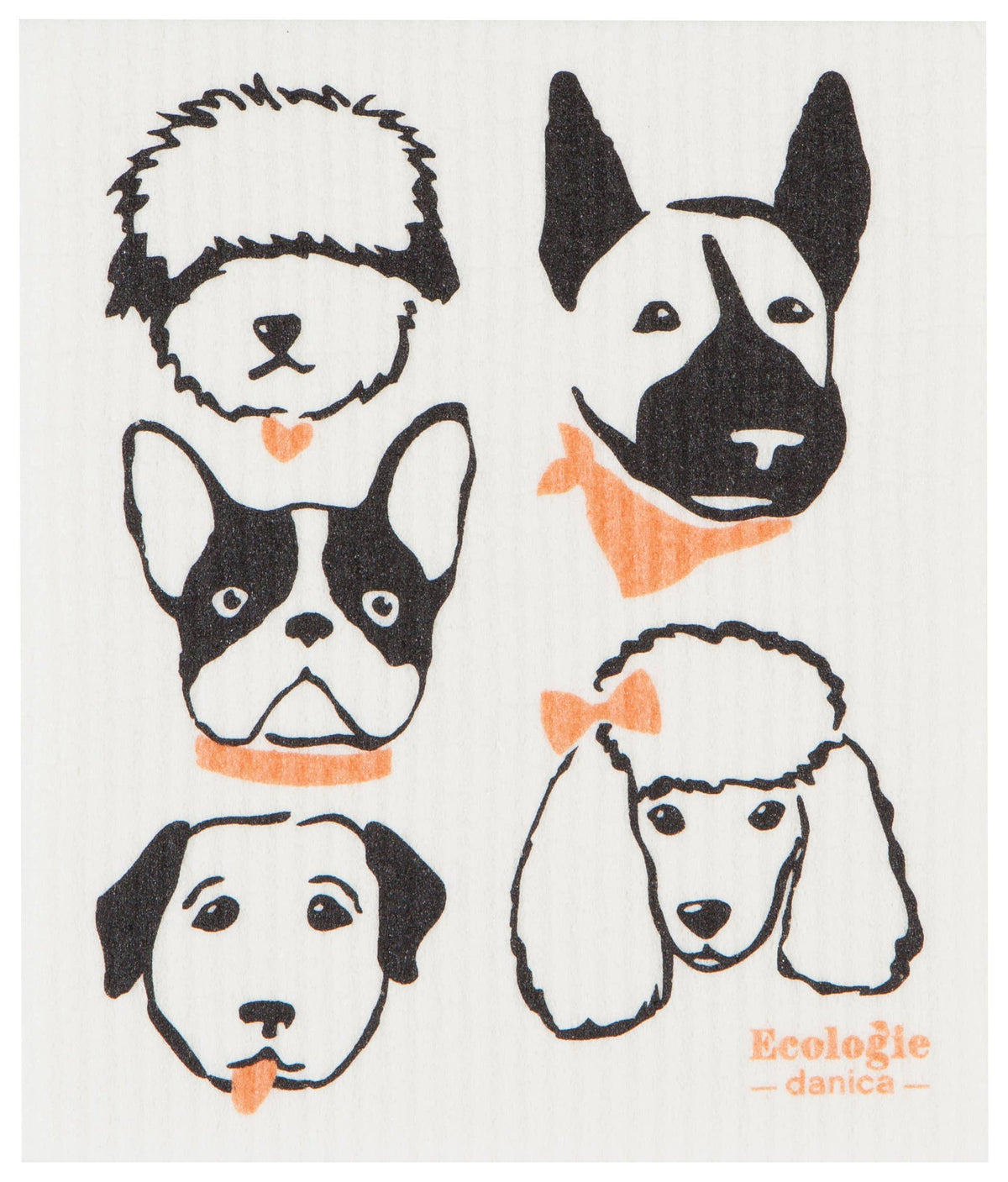 Dapper Dogs Swedish Dishcloth