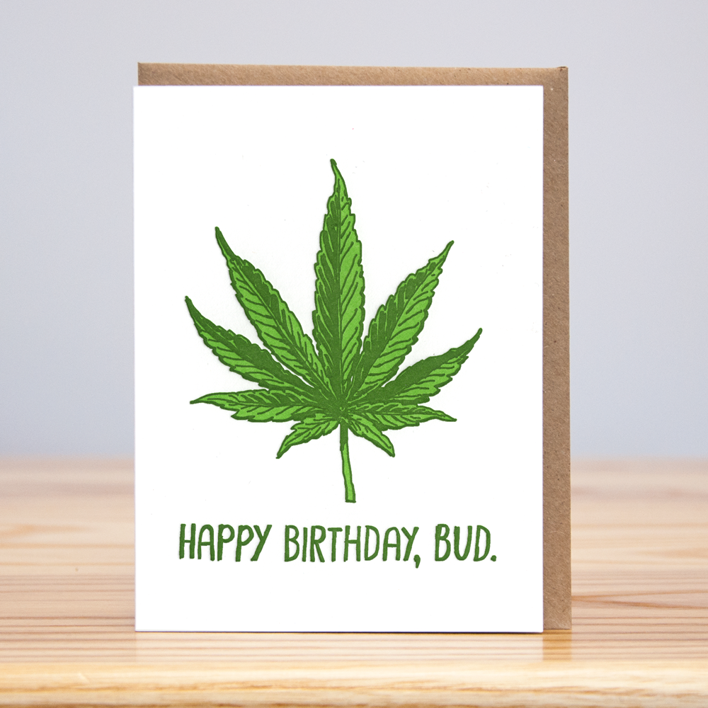 Happy Birthday, Bud Greeting Card