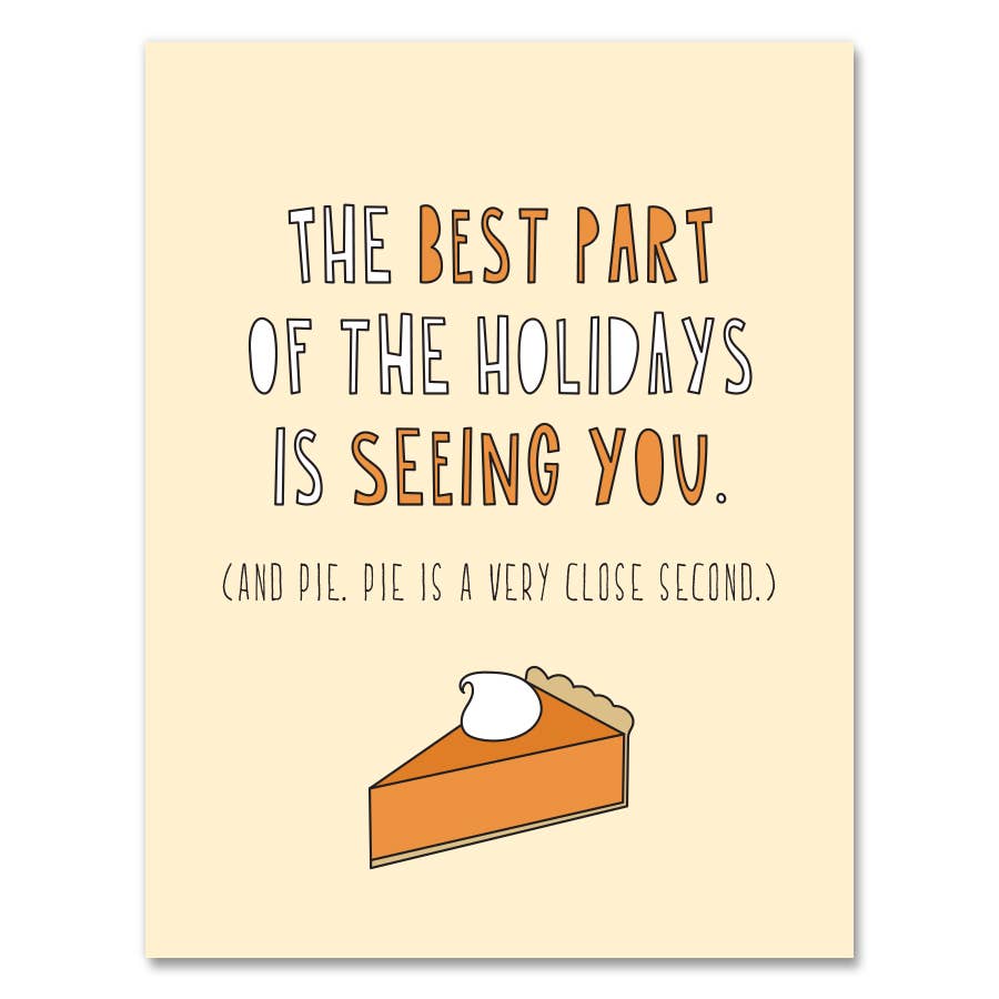 Holiday Pie Greeting Card